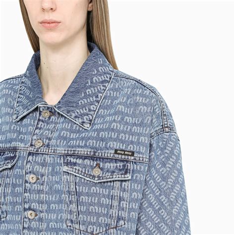 miu miu jacket denim|miu denim pants.